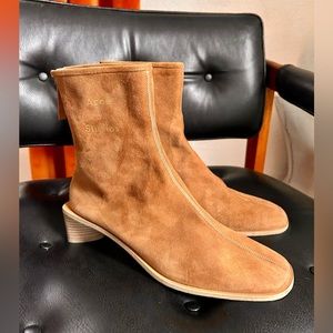 Acne Studios Brown Suede Bertine Boots Size 10 Women’s